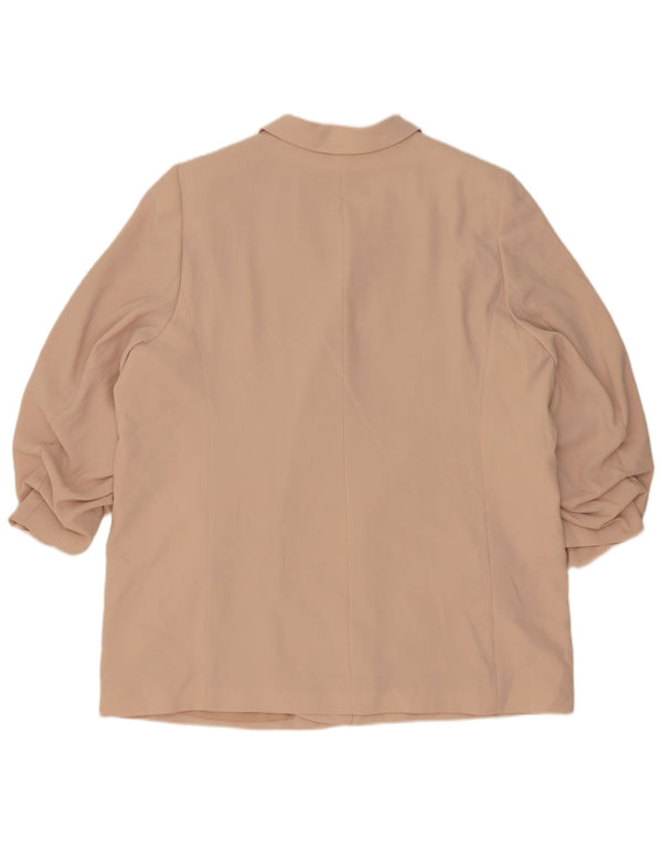 Jachetă pentru femei Marks & Spencer cu mâneci 3/4 deschise, UK 24 4XL, roz