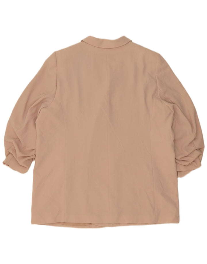 Jachetă pentru femei Marks & Spencer cu mâneci 3/4 deschise, UK 24 4XL, roz