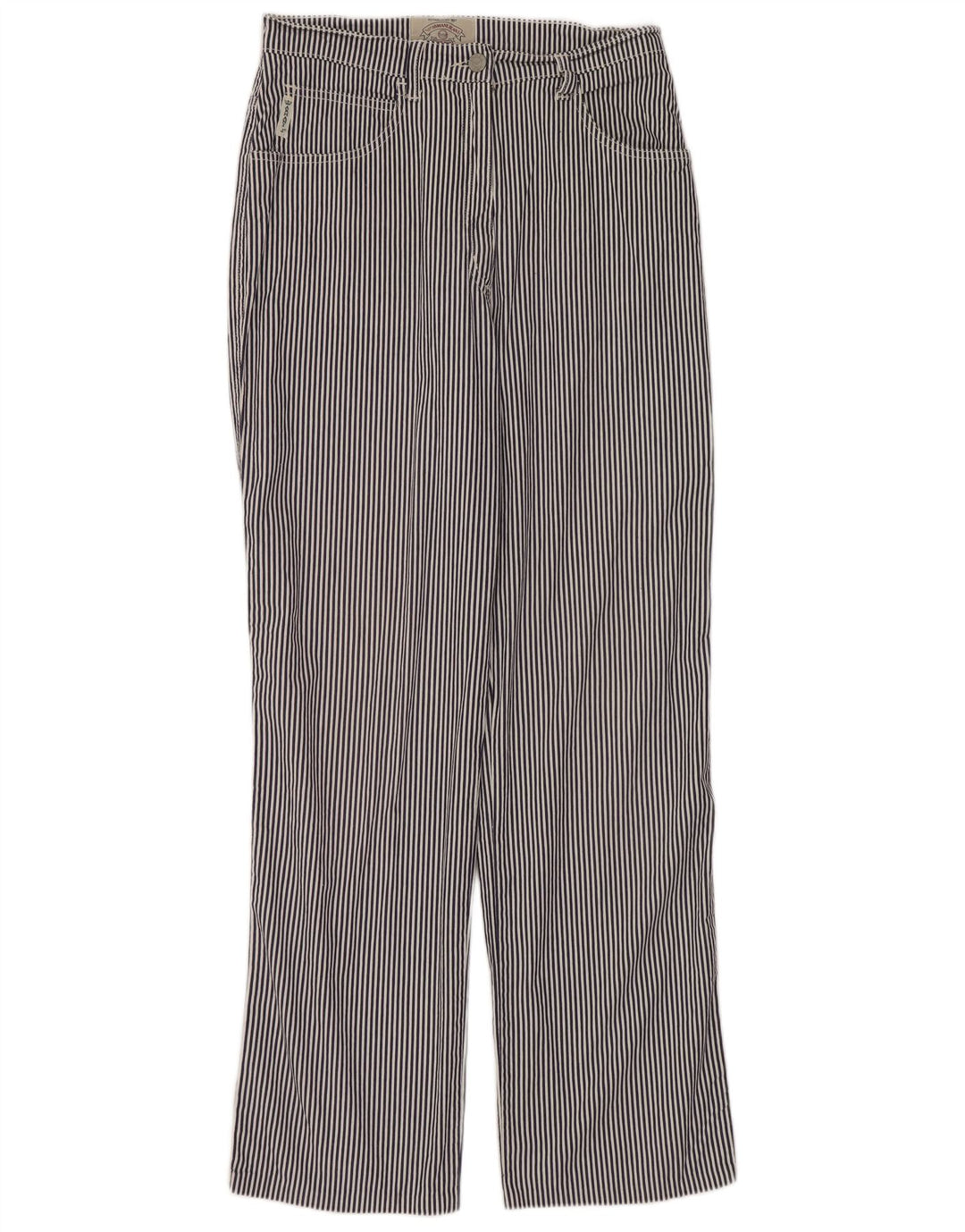 Pantaloni casual drepti pentru femei Armani L31 L29 bleumarin cu dungi