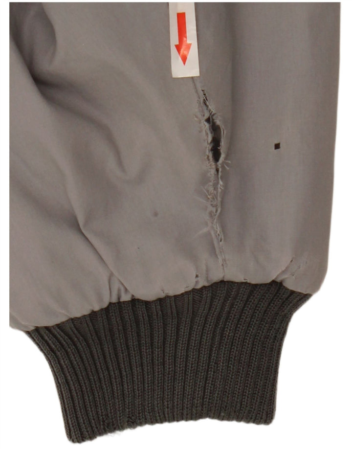Bomber pentru bărbați Canda UK 40, mare, gri, poliester color bloc
