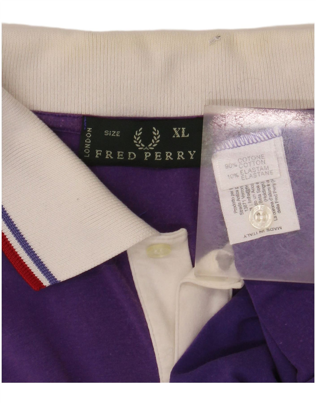 FRED PERRY Cămașă Polo XL Violet Bumbac
