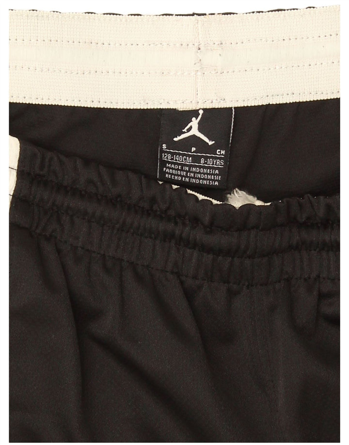 Pantaloni scurți sport Jordan pentru băieți 8-9 ani, negru, color block
