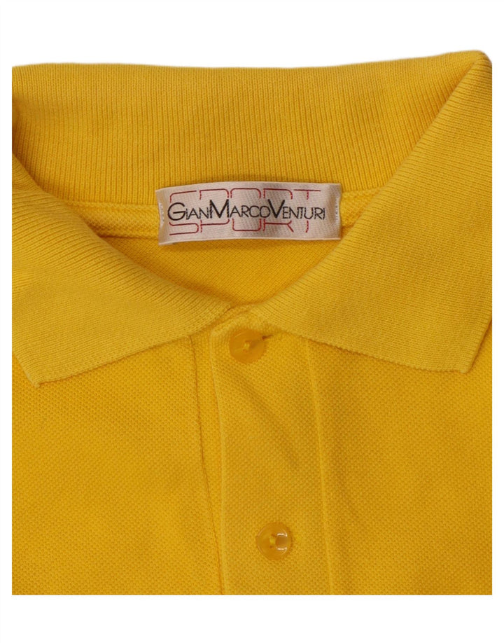 Gian Marco Venturi tricou polo pentru bărbați, galben mare