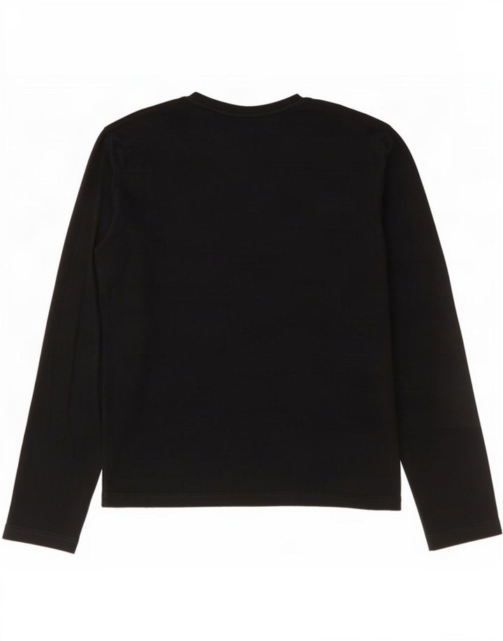 Top pentru bărbați Lacoste cu mânecă lungă Mărimea 2 XS bumbac negru