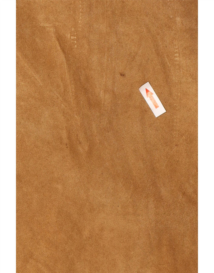 Jachetă Marlboro Classics pentru bărbați din piele intoarsa UK 40, mare, bej