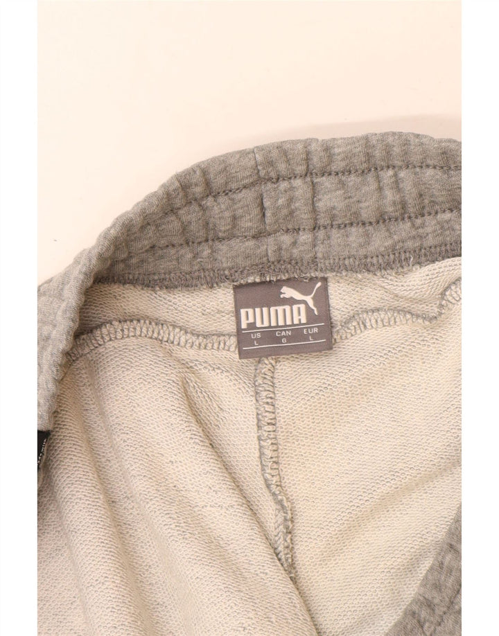 Pantaloni de trening Puma pentru bărbați, pantaloni de jogging, mari, gri pete