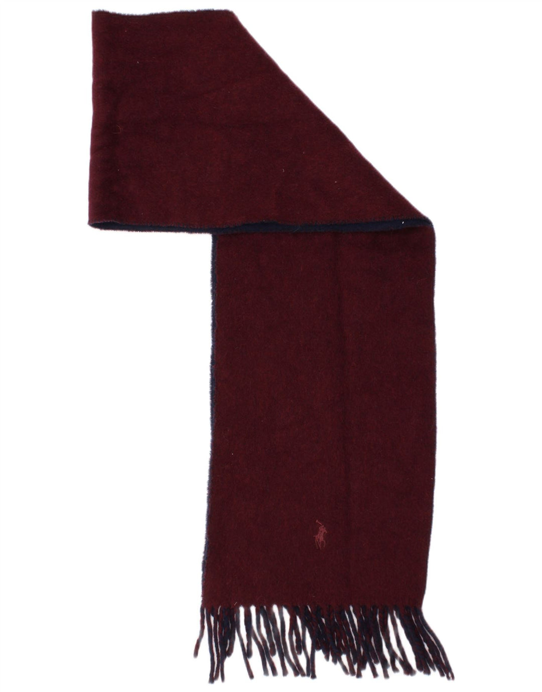 Eșarfă dreptunghiulară Polo Ralph Lauren pentru bărbați, mărime unică, Burgundy Classic