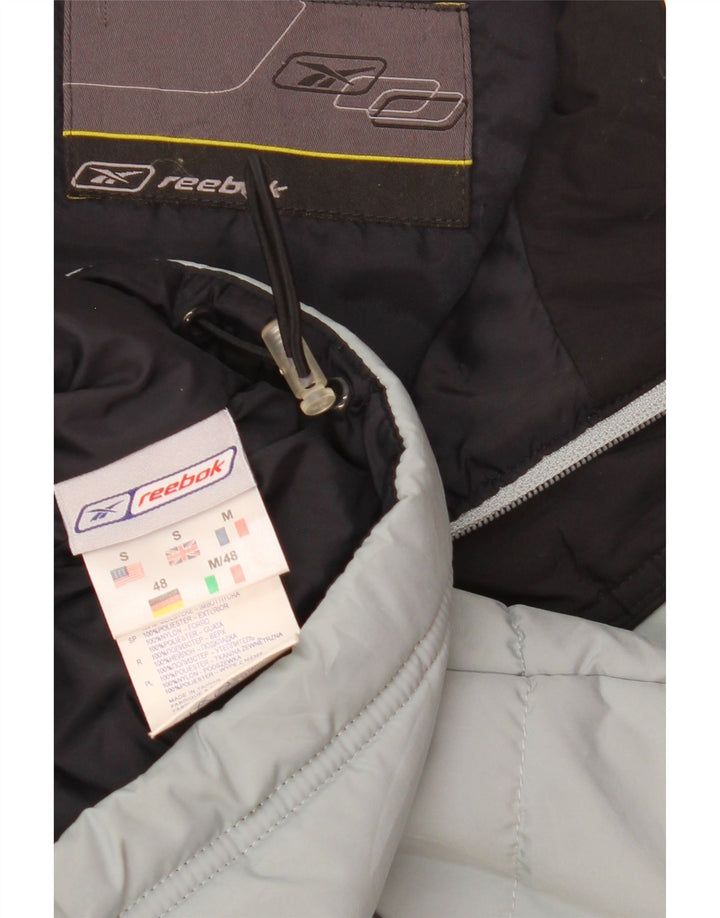Reebok Mens Padded Gilet UK 36 Small Gri Poliester