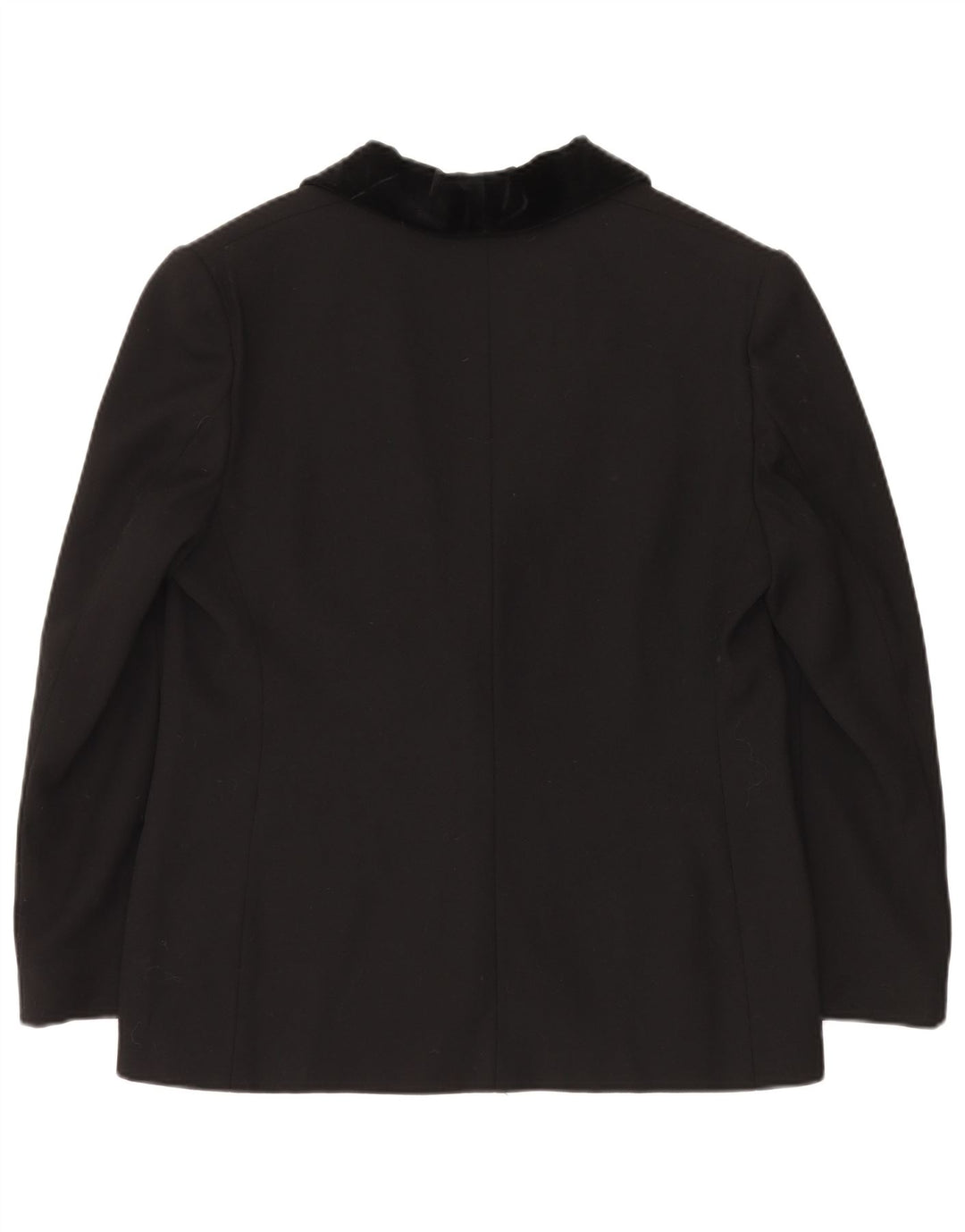 Sacou blazer pentru femei Luisa Spagnoli 1 buton IT 50 Acetat mare negru