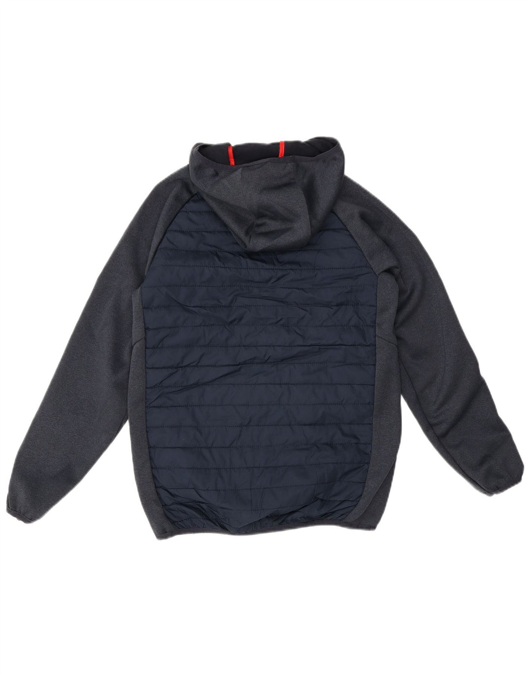 Jack & Jones Jachetă Bomber cu glugă pentru băieți 9-10 ani, albastru bleumarin, color block