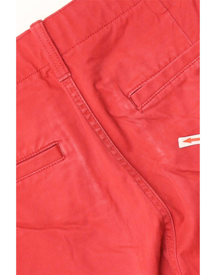 Pantaloni scurți cargo Timberland pentru bărbați, cu tăiere relaxată, W31, bumbac roșu mediu