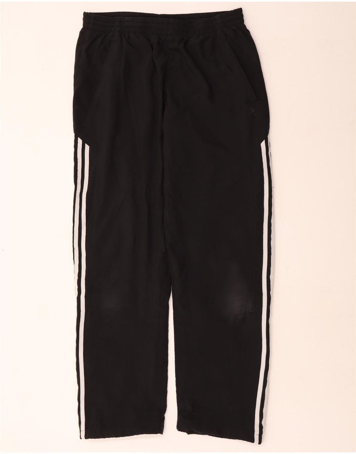 Pantaloni de trening Adidas pentru bărbați Marea Britanie 42/44 Poliester negru mare