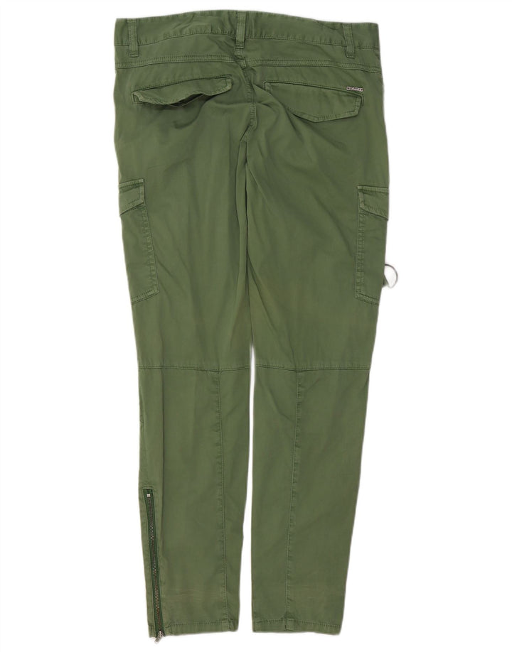 DIESEL Pantaloni cargo subțiri pentru femei W30 L30 bumbac verde