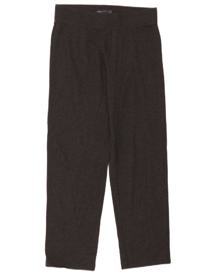 Pantaloni de trening pentru femei Marks & Spencer UK 10 mic bumbac gri