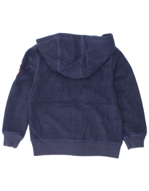 Pulover Levi's pentru copii, fleece, cu fermoar, 18-24 luni, poliester bleumarin