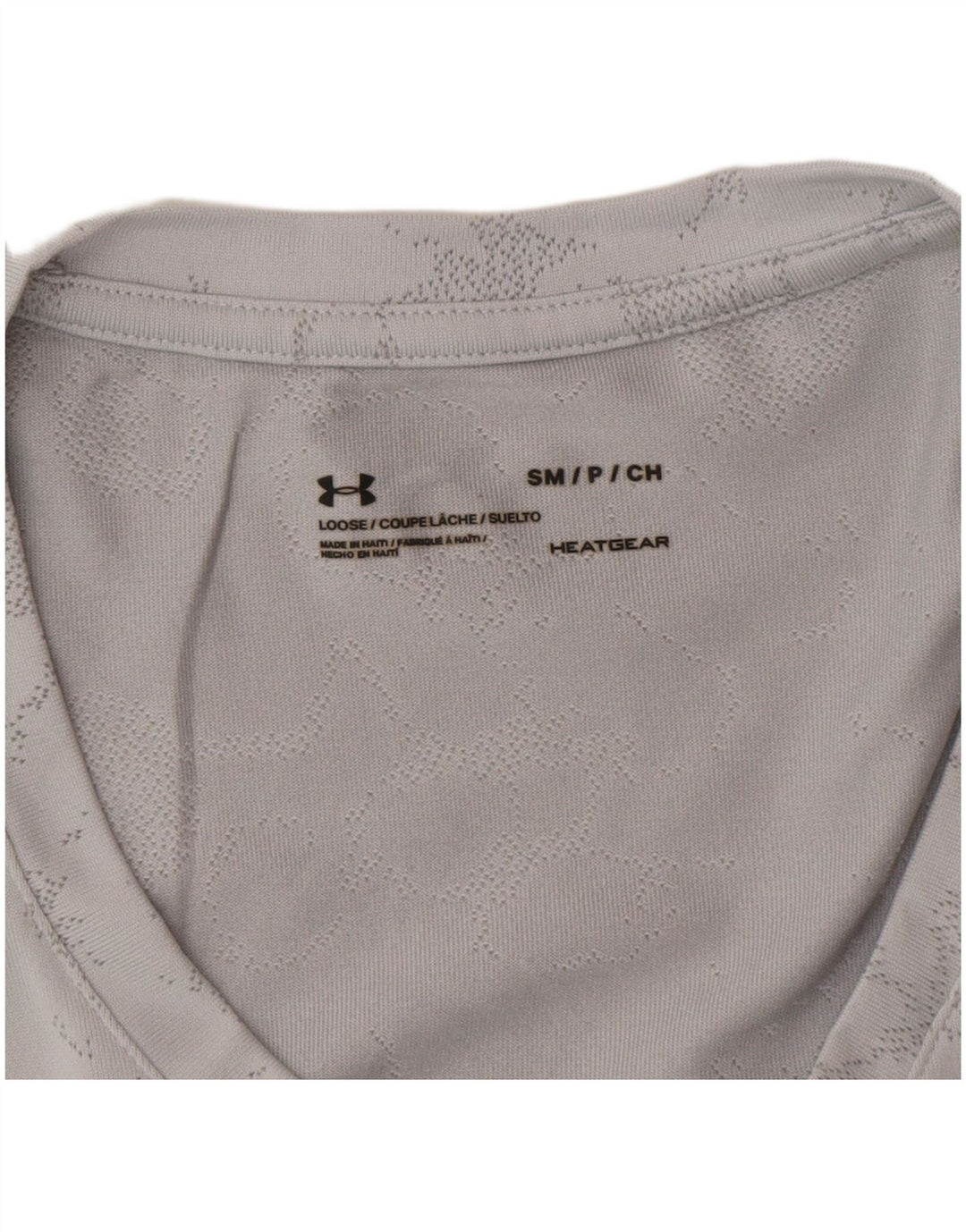 Tricou Under Armour pentru femei Heat Gear Abstract Pattern Top UK 10 Small Gri