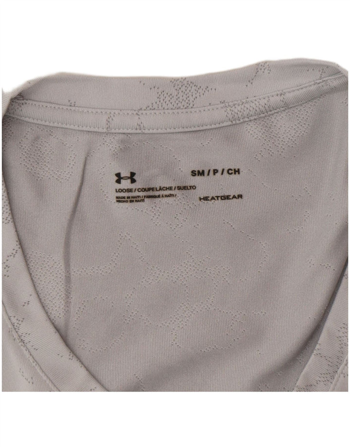 Tricou Under Armour pentru femei Heat Gear Abstract Pattern Top UK 10 Small Gri