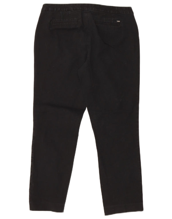 Pantaloni chino drepți pentru femei Tommy Hilfiger US 10 Large W30 L29 Negru