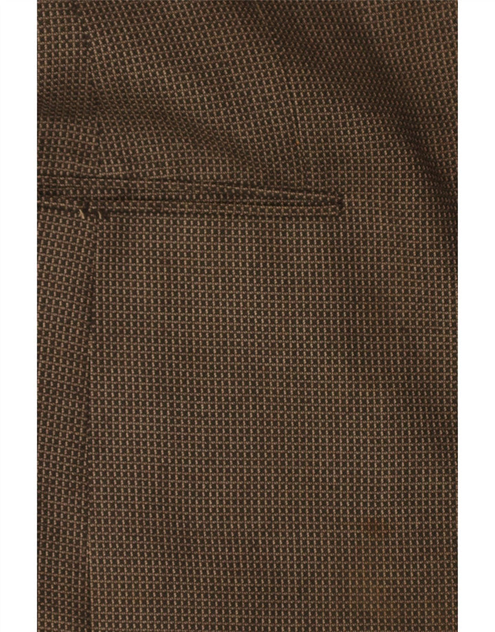 Sacou Marks & Spencer pentru bărbați cu 2 nasturi, UK 38, maro mediu, carouri