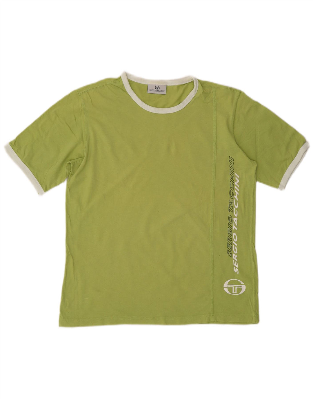 SERGIO TACCHINI Tricou grafic pentru bărbați Top mare din bumbac verde