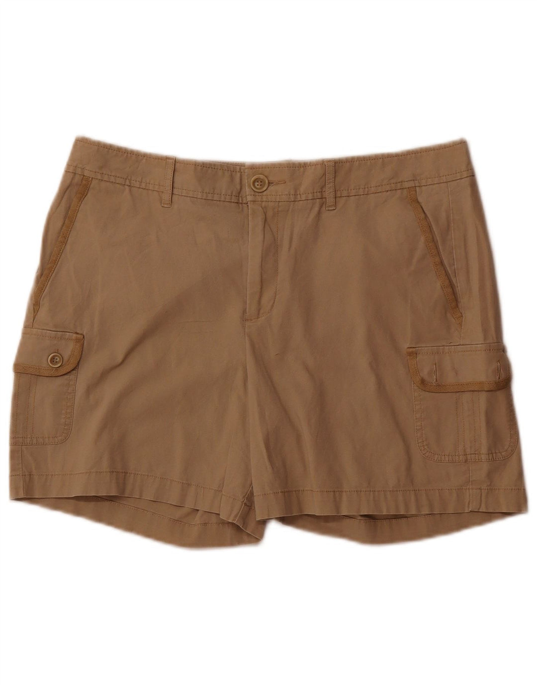 Pantaloni scurti cargo pentru femei Dockers US 12 Large W34 Beige Bumbac