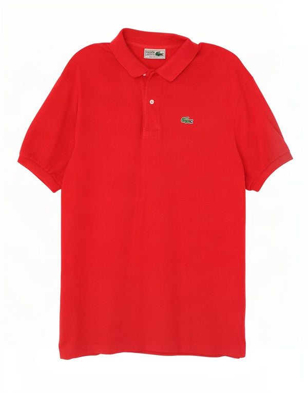 Tricou polo pentru bărbați Lacoste Mărimea 7 2XL Bumbac roșu