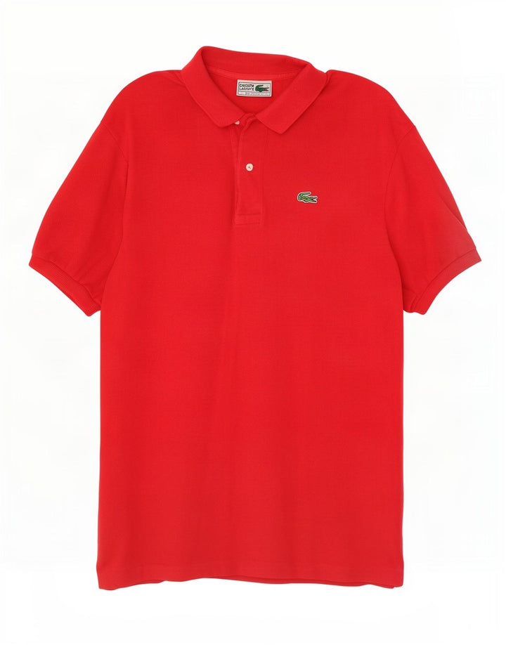 Tricou polo pentru bărbați Lacoste Mărimea 7 2XL Bumbac roșu