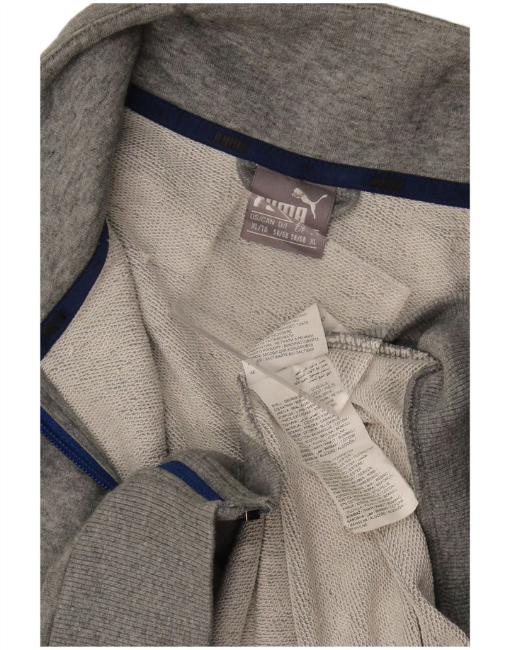 Jachetă de top pentru trening Puma pentru bărbați, XL, gri bumbac