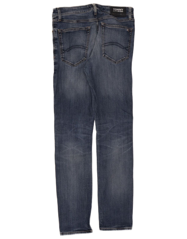 Blugi skinny pentru bărbați Tommy Hilfiger W31 L32 Bumbac albastru