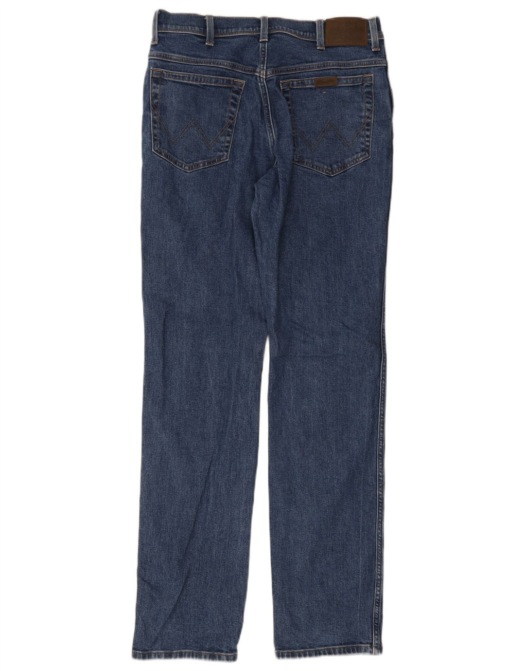 Blugi drepti pentru bărbați Wrangler W34 L34 Bumbac albastru