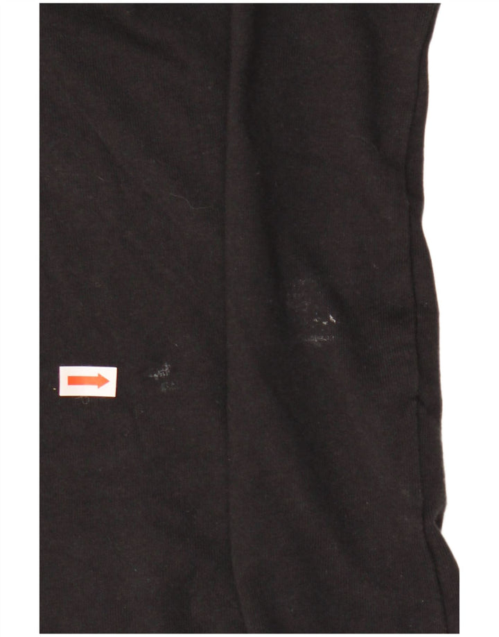 Top pentru bărbați Adidas cu mânecă lungă, mediu negru, bumbac