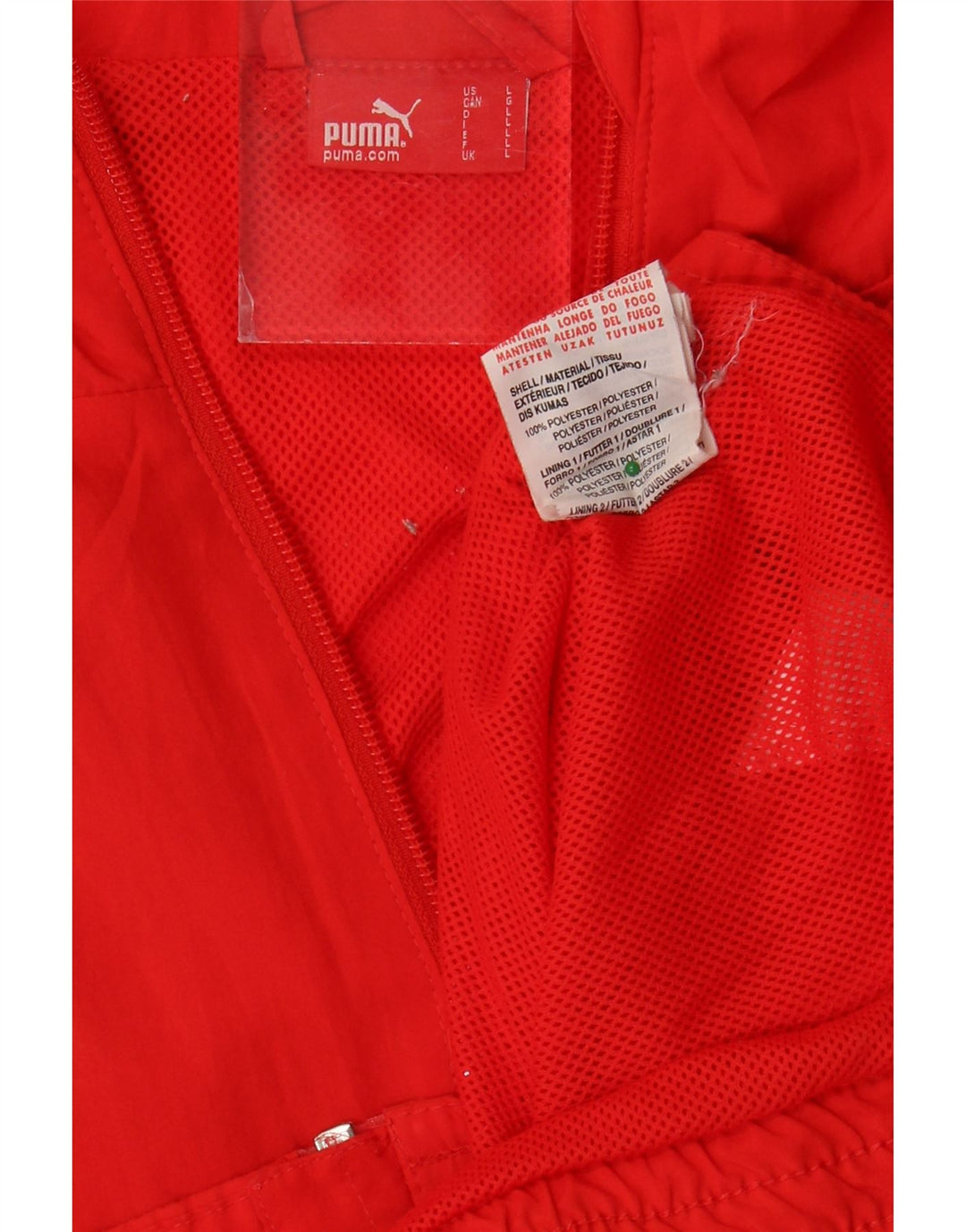 Jachetă de trening Puma pentru bărbați, mare, roșu, din poliester