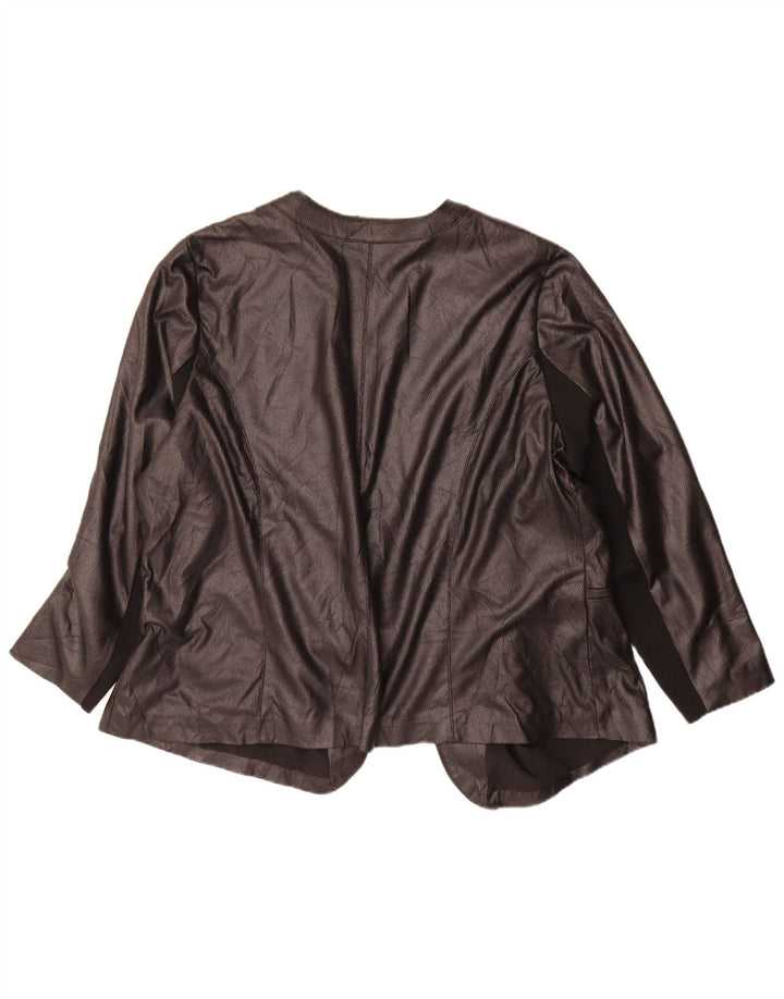 Jachetă pentru femei Marks & Spencer Autograph Open Blazer UK 20 2XL Negru