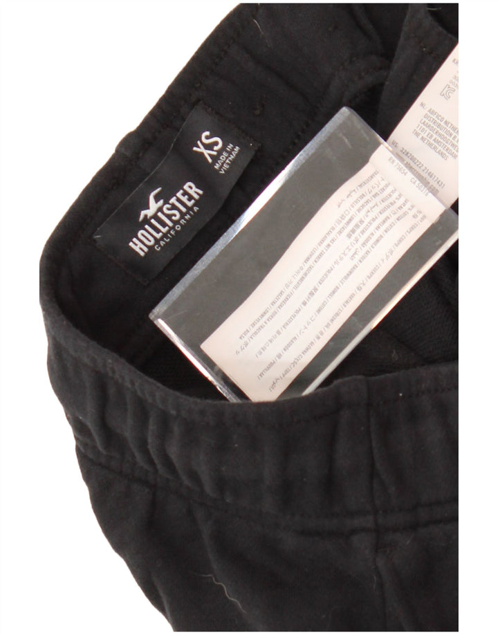 Pantaloni scurti sport HOLLISTER pentru femei UK 6 XS bumbac negru