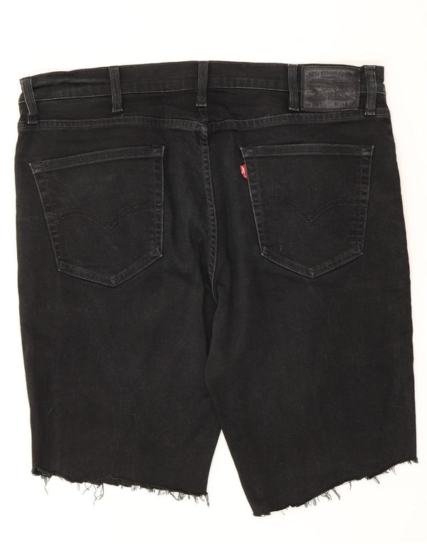 Pantaloni scurți Levi's 511 Denim W38 XL, bumbac negru
