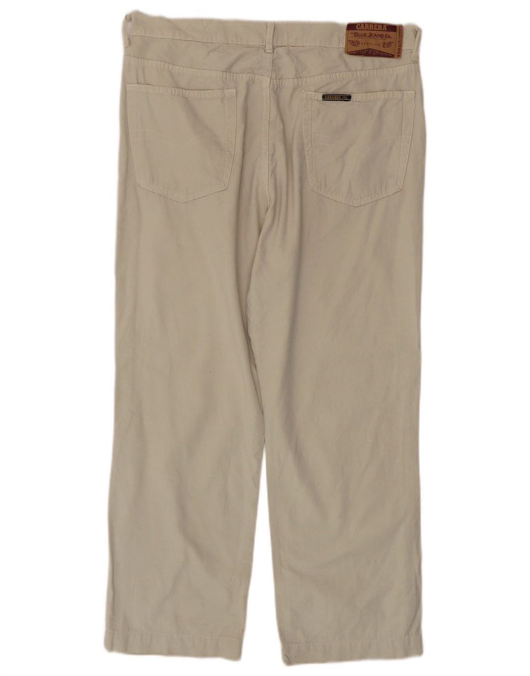 Pantaloni casual drepti pentru bărbați Carrera W38 L26 bumbac verde