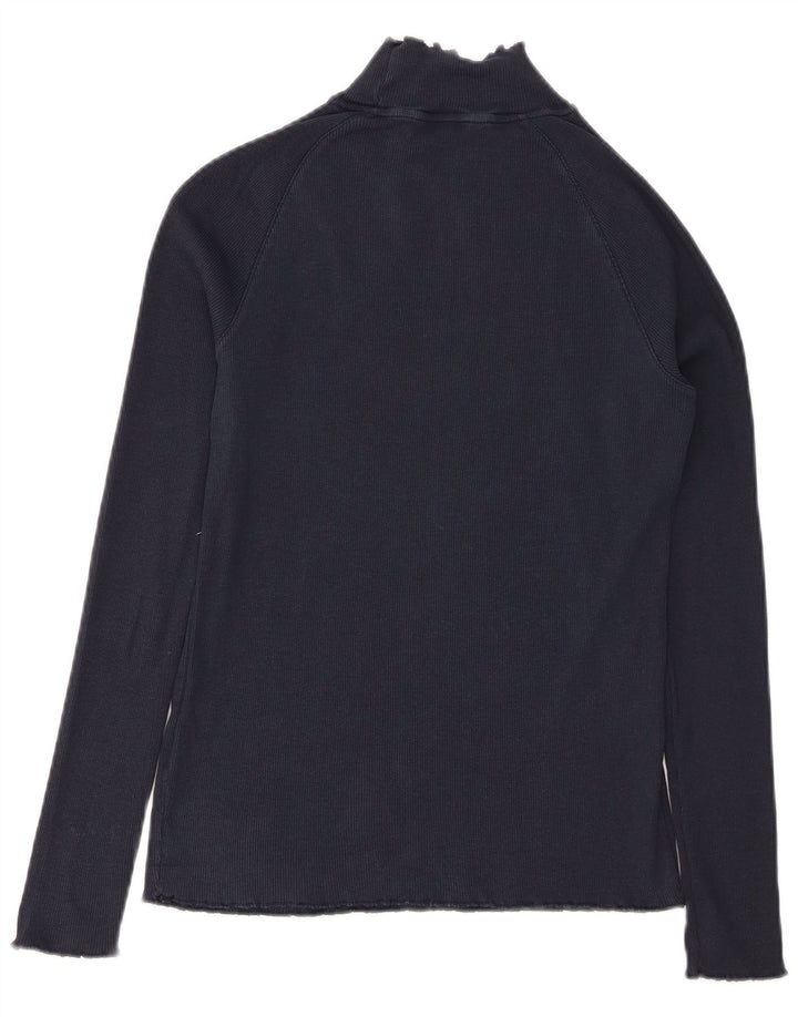 TOMMY HILFIGER Top pentru femei cu mânecă lungă UK 12 Medium Bleumarin