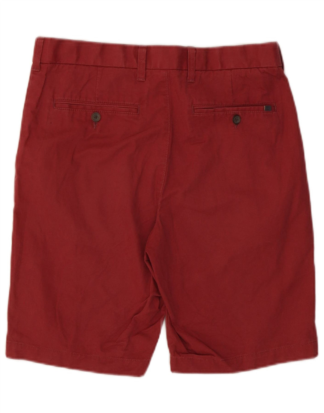 Pantaloni scurți chino pentru bărbați Marks & Spencer W30, bumbac mediu burgundy