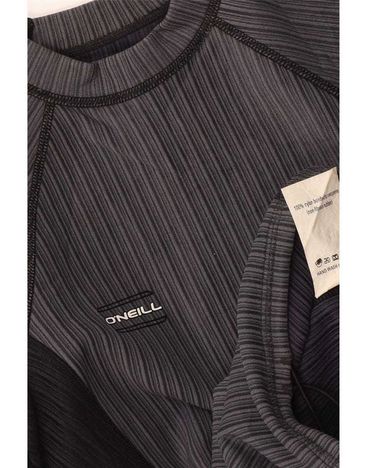 Top pentru femei O'Neill cu mânecă lungă UK 14 mare, gri, nailon color bloc