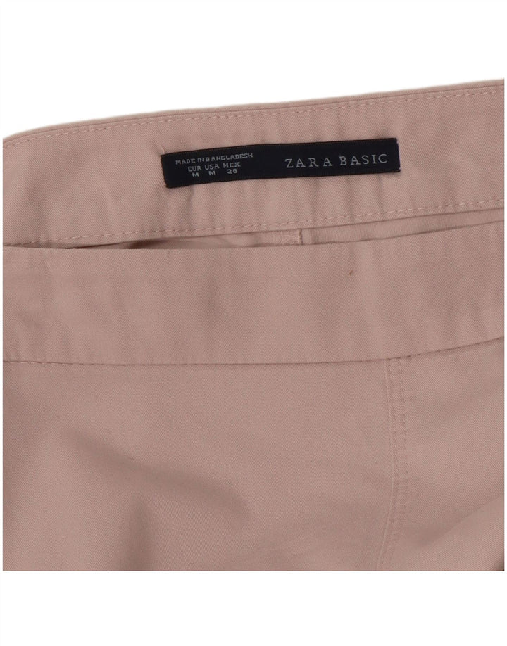 Pantaloni casual drepti pentru femei Zara Mediu L30 L27 Roz
