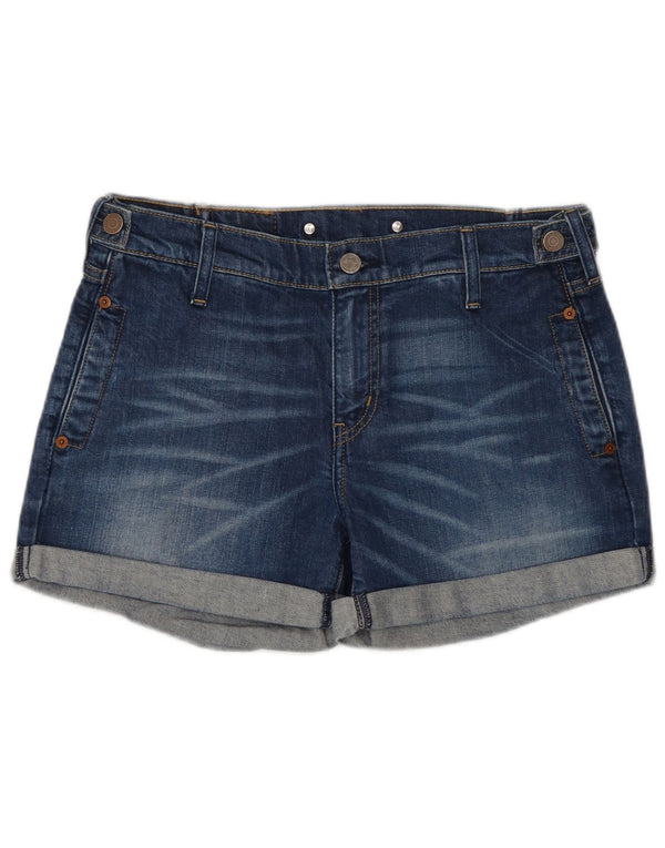 Pantaloni scurți din blugi Levi's pentru femei W30, bumbac albastru mediu