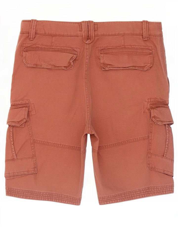 Pantaloni scurți cargo pentru bărbați Fat Face W36, bumbac roșu mare