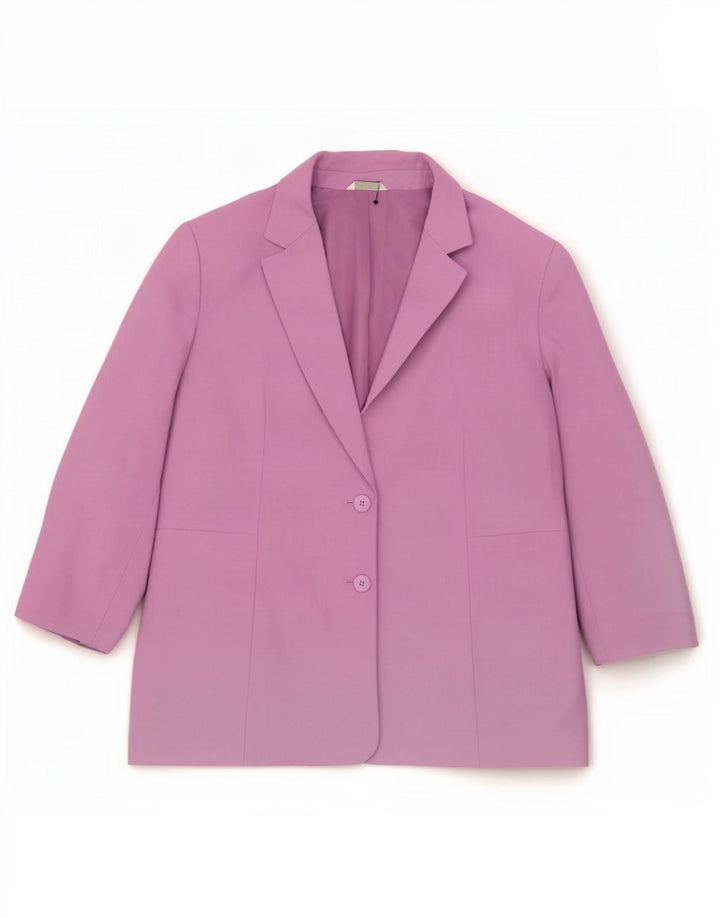 Jachetă pentru femei Marks & Spencer Standard cu 2 nasturi, UK 20 2XL Liliac