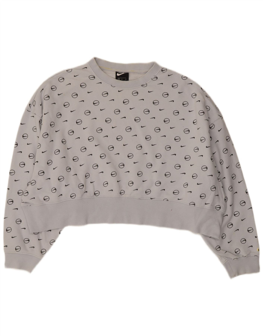 Pulover pentru femei Nike Oversized Crop Graphic Pulover UK 14 Medium Blue