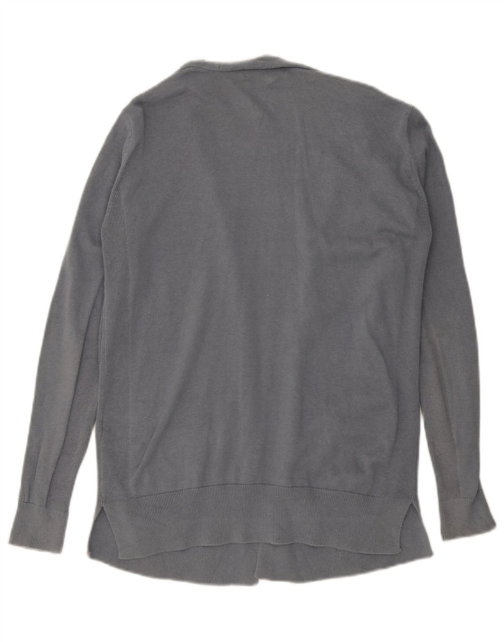 Pulover cardigan deschis pentru femei Marks & Spencer UK 12 bumbac gri mediu