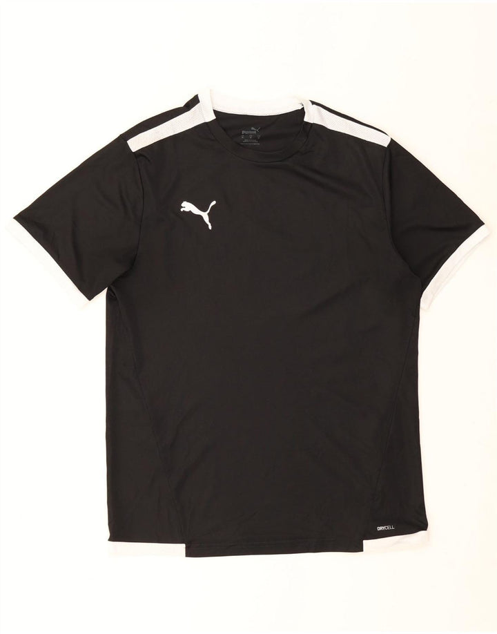 Tricou pentru bărbați Puma Top Medium Black Colorblock