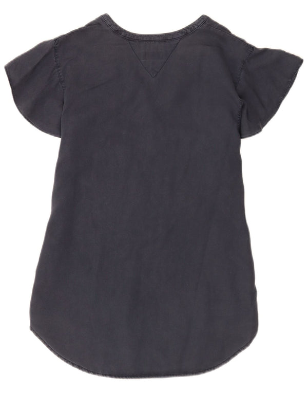 Bluză de damă Tommy Hilfiger Top UK 14 Lyocell mare bleumarin
