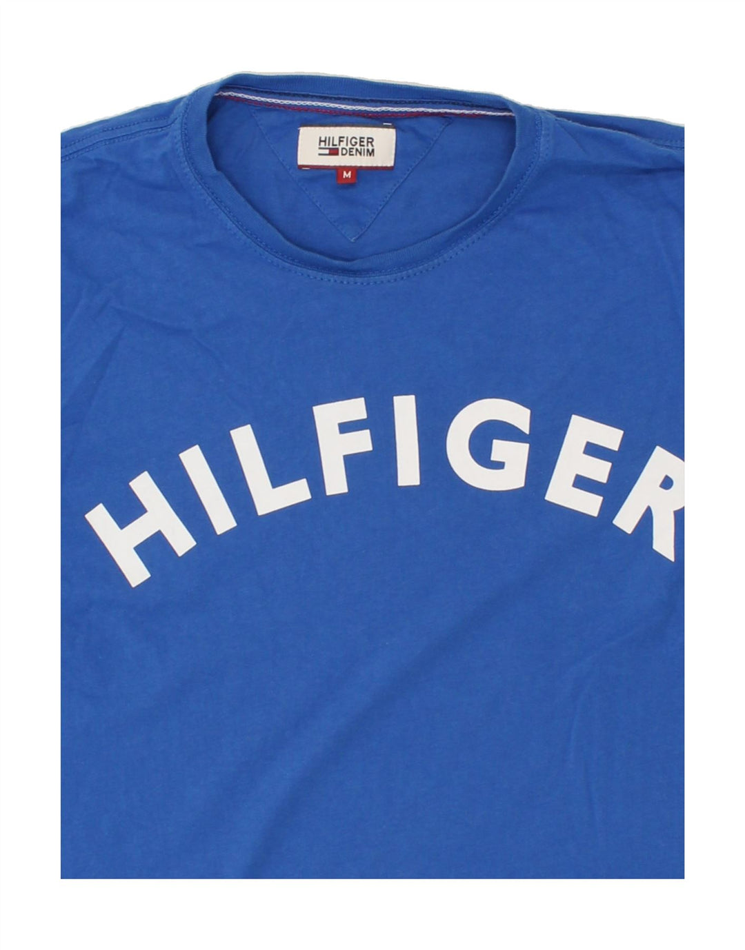 TOMMY HILFIGER Tricou grafic pentru bărbați Top din bumbac albastru mediu
