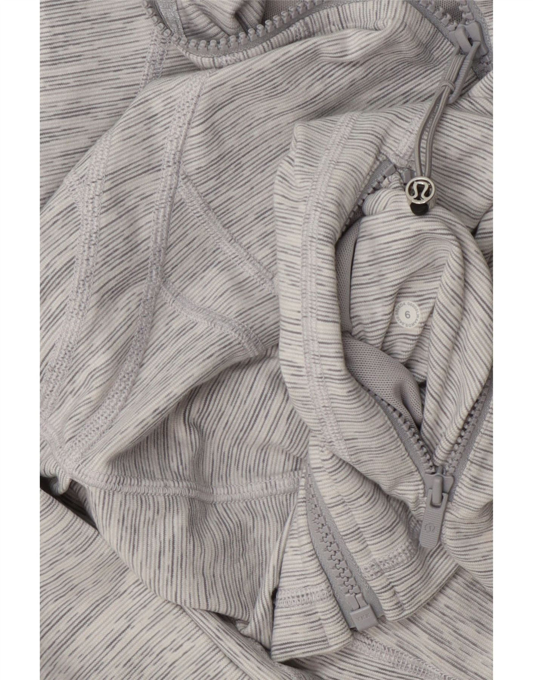 Jachetă de trening pentru femei Lululemon US 6 Medium Grey Flecked