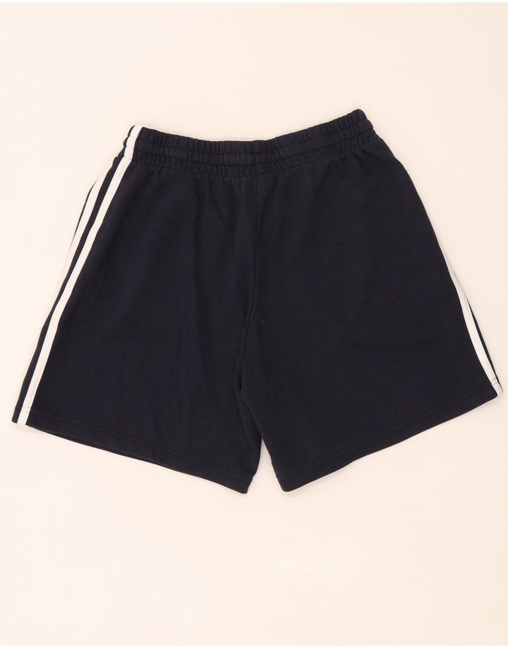 Pantaloni scurți sport pentru bărbați Adidas, bumbac mediu, albastru bleumarin